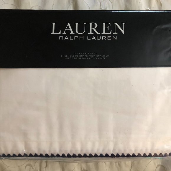 Lauren Ralph Lauren Bedding Lauren Ralph Lauren Tessa 20threadcount Queen Sheet Set Poshmark